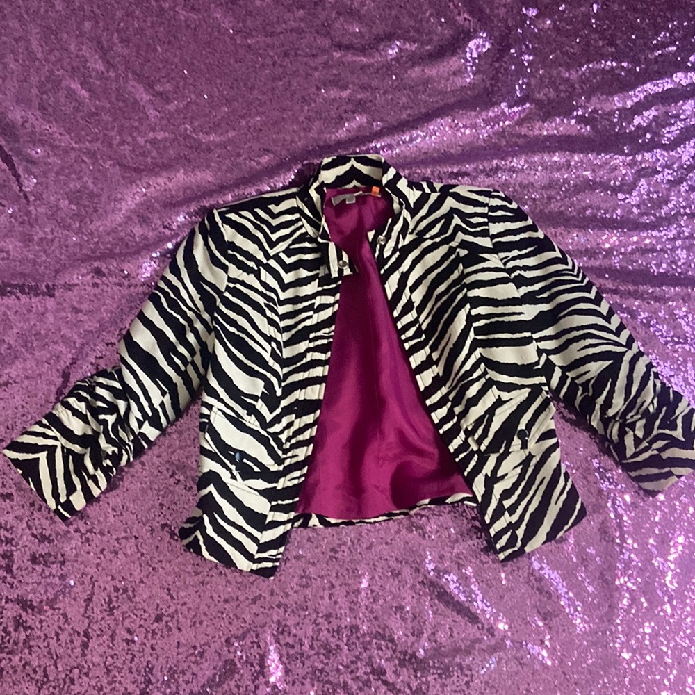 Kelly&Diane zebra blazer
